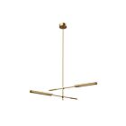 Kuzco Lighting MP316402VBMS Astrid 10W Abat-jour métallique et laiton vieilli LED Suspendu