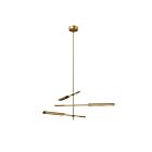 Kuzco Lighting MP316403VBMS-UNV Astrid 14W Abat-jour métallique et laiton vieilli LED Suspendu