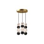 Kuzco Lighting MP321803NB Onyx 28W Laiton naturel LED Suspendu