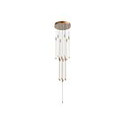 Kuzco Lighting MP75121-BG-UNV-010 Motif 80W Or brossé LED Suspendu
