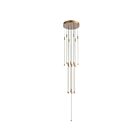 Kuzco Lighting MP75127-BG-UNV-010 Motif 115W Or brossé LED Suspendu
