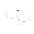 Kuzco Lighting MP89370-BG-UNV Talis 56W Or brossé LED Suspendu