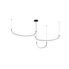 Kuzco Lighting MP89370-BK-UNV Talis 56W Noir LED Suspendu