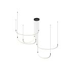 Kuzco Lighting MP89590-BK-UNV Talis 118W Noir LED Suspendu