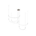 Kuzco Lighting MP89590-BN-UNV Talis 118W Nickel brossé LED Suspendu