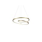Kuzco Lighting PD11119-AN Twist 28W Laiton antique LED Suspendu