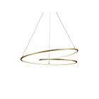 Kuzco Lighting PD11132-AN Twist 59W Laiton antique LED Suspendu