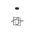 Kuzco Lighting PD16320-BK-UNV Mondrian 80W Noir LED Suspendu
