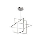 Kuzco Lighting PD16328-BN Mondrian 120W Nickel brossé LED Suspendu