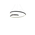 Kuzco Lighting PD22332-BK-UNV Ampersand 67W Noir LED Suspendu