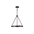 Kuzco Lighting PD302724CBGS-UNV-010 Duo 49W Noir classique et scintillement doré LED Suspendu
