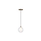 Kuzco Lighting PD3106-BG Bolla 3W Or brossé LED Suspendu