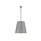 Kuzco Lighting PD311025UBGG Calor 3-Lumières 180W Lin gris avec parchemin doré et bronze urbain Suspendu