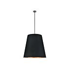 Kuzco Lighting PD311030UBBG Calor 3-Lumières 180W Lin noir avec parchemin doré et bronze urbain Suspendu