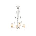 Kuzco Lighting PD338422PNAR Lucian 4-Lumières 240W Nickel poli et albâtre Suspendu