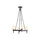 Kuzco Lighting PD338422UBAR Lucian 4-Lumières 240W Bronze urbain et albâtre Suspendu