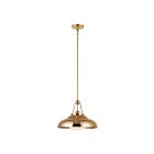 Kuzco Lighting PD344014PBGO Palmetto 1-Lumière 60W Laiton poli et opale brillant Suspendu
