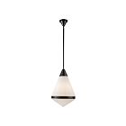 Kuzco Lighting PD348022UBOP Willard 1-Lumière 60W Bronze urbain et verre opale mat Suspendu
