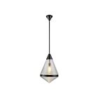 Kuzco Lighting PD348022UBPG Willard 1-Lumière 60W Bronze urbain et verre prismatique Suspendu