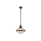 Kuzco Lighting PD348114UBPG Willard 1-Lumière 60W Bronze urbain et verre prismatique Suspendu