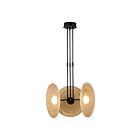 Kuzco Lighting PD350318UBWO Harbour 25W Bronze urbain et tissé LED Suspendu
