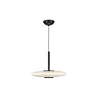 Kuzco Lighting PD37018-BK-GO-3WCCT-UNV Kyoto 20W Noir et verre opale brillant LED Suspendu