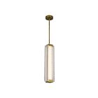 Kuzco Lighting PD374624VBCR-UNV Alai 21W Laiton vieilli et verre côtelé LED Suspendu