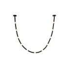 Kuzco Lighting PD39310-BK-OP-UNV-010-RT Corda 48W Noir et verre opale LED Suspendu