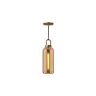 Kuzco Lighting PD401505AGCP Soji 1-Lumière 60W Or vieilli et verre cuivré Suspendu