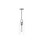 Kuzco Lighting PD401505BNCL Soji 1-Lumière 60W Nickel brossé et verre transparent Suspendu