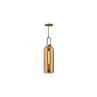 Kuzco Lighting PD401606AGCP Soji 1-Lumière 60W Or vieilli et verre cuivré Suspendu
