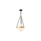 Kuzco Lighting PD406414BGGO Harmony 3-Lumières 180W Or brossé et verre opale brillant Suspendu