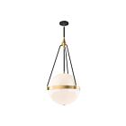 Kuzco Lighting PD406418BGGO Harmony 4-Lumières 240W Or brossé et verre opale brillant Suspendu