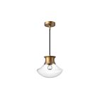 Kuzco Lighting PD464012AG Marcel 1-Lumière 60W Or vieilli Suspendu