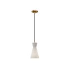 Kuzco Lighting PD473706AGOP Betty 1-Lumière 60W Or vieilli et verre opale Suspendu