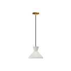 Kuzco Lighting PD473710AGOP Betty 1-Lumière 60W Or vieilli et verre opale Suspendu