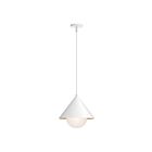 Kuzco Lighting PD485214WHOP Remy 1-Lumière 60W Blanc et verre opale Suspendu