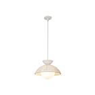 Kuzco Lighting PD490114WHOP Perth 1-Lumière 60W Blanc et verre opale Suspendu