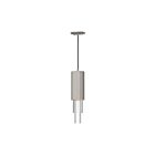 Kuzco Lighting PD502204BNCR Bordeaux 11W Nickel brossé et verre côtelé transparent LED Suspendu