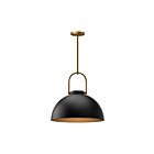Kuzco Lighting PD504016MB Harper 1-Lumière 60W Noir mat Suspendu