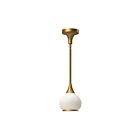 Kuzco Lighting PD524006AGOP Hazel 1-Lumière 60W Or vieilli et verre opale mat Suspendu
