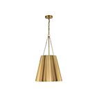 Kuzco Lighting PD528116AG Plisse 1-Lumière 60W Or vieilli Suspendu