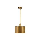 Kuzco Lighting PD528412AG Plisse 1-Lumière 60W Or vieilli Suspendu