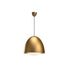 Kuzco Lighting PD529220AGOP Kenji 1-Lumière 60W Or vieilli et verre opale mat Suspendu