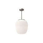 Kuzco Lighting PD541014BNOP Holden 1-Lumière 60W Nickel brossé et verre opale mat Suspendu