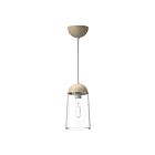 Kuzco Lighting PD542207WHWK Emil 1-Lumière 60W Blanc et chêne blanc Suspendu