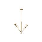 Kuzco Lighting PD55520-BG-OP Cypress 22W Or brossé et verre opale mat LED Suspendu