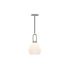 Kuzco Lighting PD601608BNOP Soji 1-Lumière 60W Nickel brossé et verre opale mat Suspendu