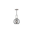 Kuzco Lighting PD601608BNSM Soji 1-Lumière 60W Nickel brossé et verre solide fumé Suspendu