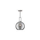 Kuzco Lighting PD601710BNSM Soji 1-Lumière 60W Nickel brossé et verre solide fumé Suspendu